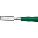 Carpenter's chisel with round handle through the center