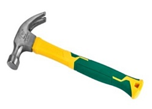 Claw hammer with fibre handle