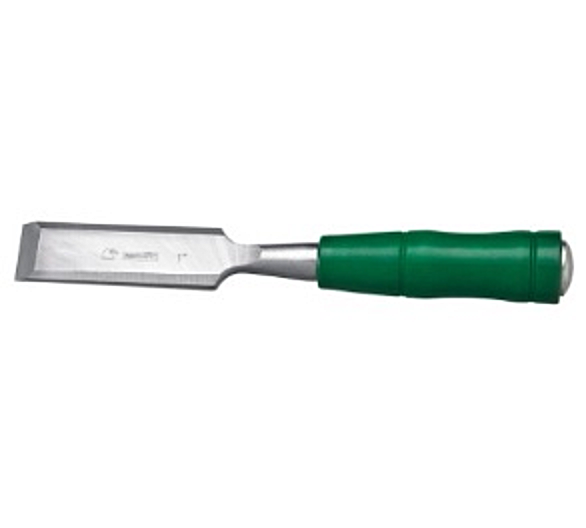 Carpenter’s chisel with round handle through the center
