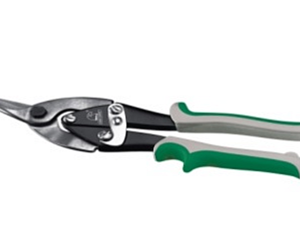 Right hand bend aviation scissors